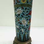 Tall Slender Cylindrical Vase
