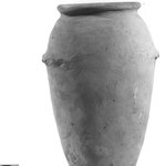 Ovoid Vase with Wavy Handle