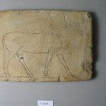 Oblong Plaque with Figure of a Cow