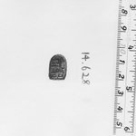Stela-Shaped Plaque Amulet of Amunhotep III