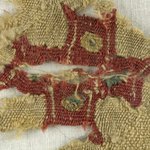 Fragment with Cross Decoration