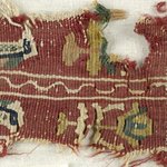 Band Fragment with Figural, Animal and Botanical Decorations