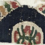 Band Fragment with Geometric and Botanical Decorations
