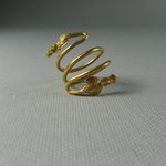 Finger Ring with Busts of Deities