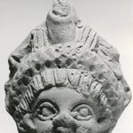 Head, probably from a Statuette