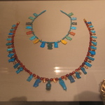 Necklace with Bes and Hathor-Head Pendant