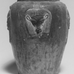 Vase with Hathor Heads