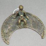 Pectoral Pendant of a Crescent and a Stylized Human Figure