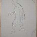 [Untitled] (Man Walking as Seen in Profile)
