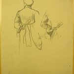 [Untitled] (Robed Woman from Behind)