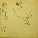[Untitled] (Seated Woman and Standing Woman)