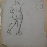 [Untitled] (Full Length Nude Woman as Seen from Behind)
