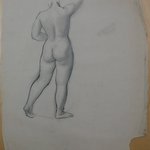[Untitled] Full Length Nude Woman as Seen from Behind