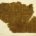 Painted Textile Fragment