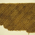 Painted Textile Fragment