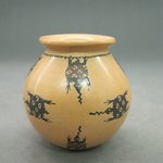 Miniature Water Jar (Olla) with Stylized Turtles