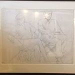 Study for Portrait of Linda Nochlin and Richard Pommer
