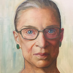 Large Oil Sketch: Associate Justice Ruth Bader Ginsburg