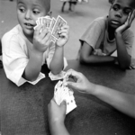 Kids Playing Cards, Help Portraits