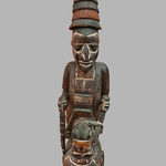 Epa Mask with Horse Rider
