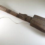 Five Stringed Harp with Boars Head Decoration (Kundi)