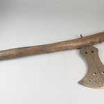 Ceremonial Axe with Handle and Blade
