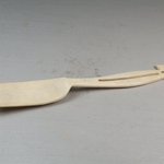 Spoon, five perforations in the handle