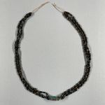 Three Strand Necklace with Scarab