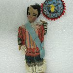 2 Dolls Representing Indians of That Region in Fiesta Costume; a: Man; b: Woman