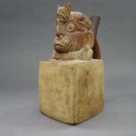 Square Vessel with Wrinkle Face