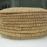 Oval Shaped Basket With Lid