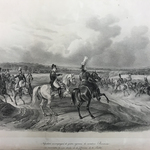 Napoleon, Accompagne de Quatre Regimens de Cavalerie Bavaroise, va Reconnaitre la Rive Droite de la Dwuina 13 24 Juillet