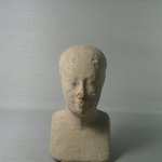Sculptors Model of a Head of a Priest