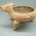 Tripod Effigy Bowl in the Shape of an Animal