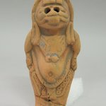 Maya Whistle in Form of Clay Figure