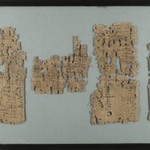 Papyrus Fragments Inscribed in Demotic