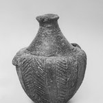 Bottle with Lug Handles and Incised Lines