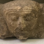 Relief Carving of a Human Face