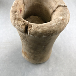 Cylindrical Jar with Ball of Clay Inside