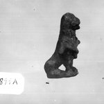 Small Panthetic Statue in the Form of A Feline Creature with a Serpent about His Legs