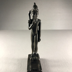 Figure of the Child Horus Standing in Front of a Small Box with Moveable Cover
