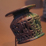Kohl Pot with Openwork Decoration