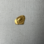 Small Piece of Shell Gold with Figure of a Swallow in Relief