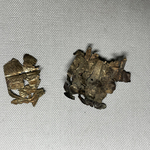 Three Fragments of Copper Sheet