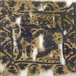 Square Fragment with Figural and Floral Decoration