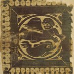 Square with Winged Figure and Dolphin