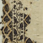 Band Fragment with Botanical and Geometric Decoration
