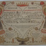 Pennsylvania-Dutch Birth Certificate for Matthew Linkzenbigler