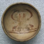 Small Bowl with Image of Church on Interior