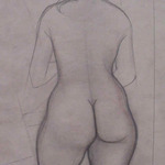 Standing Nude, Rear View